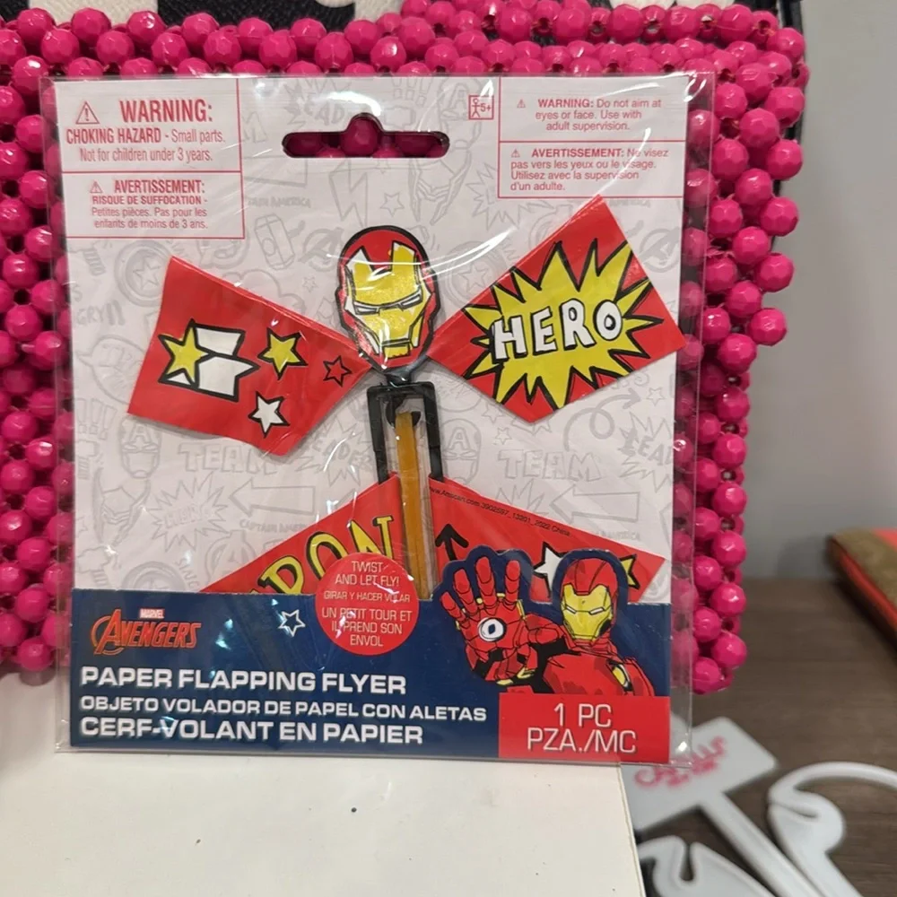 Avenger Red and Yellow Party Favors Iron Man Theme